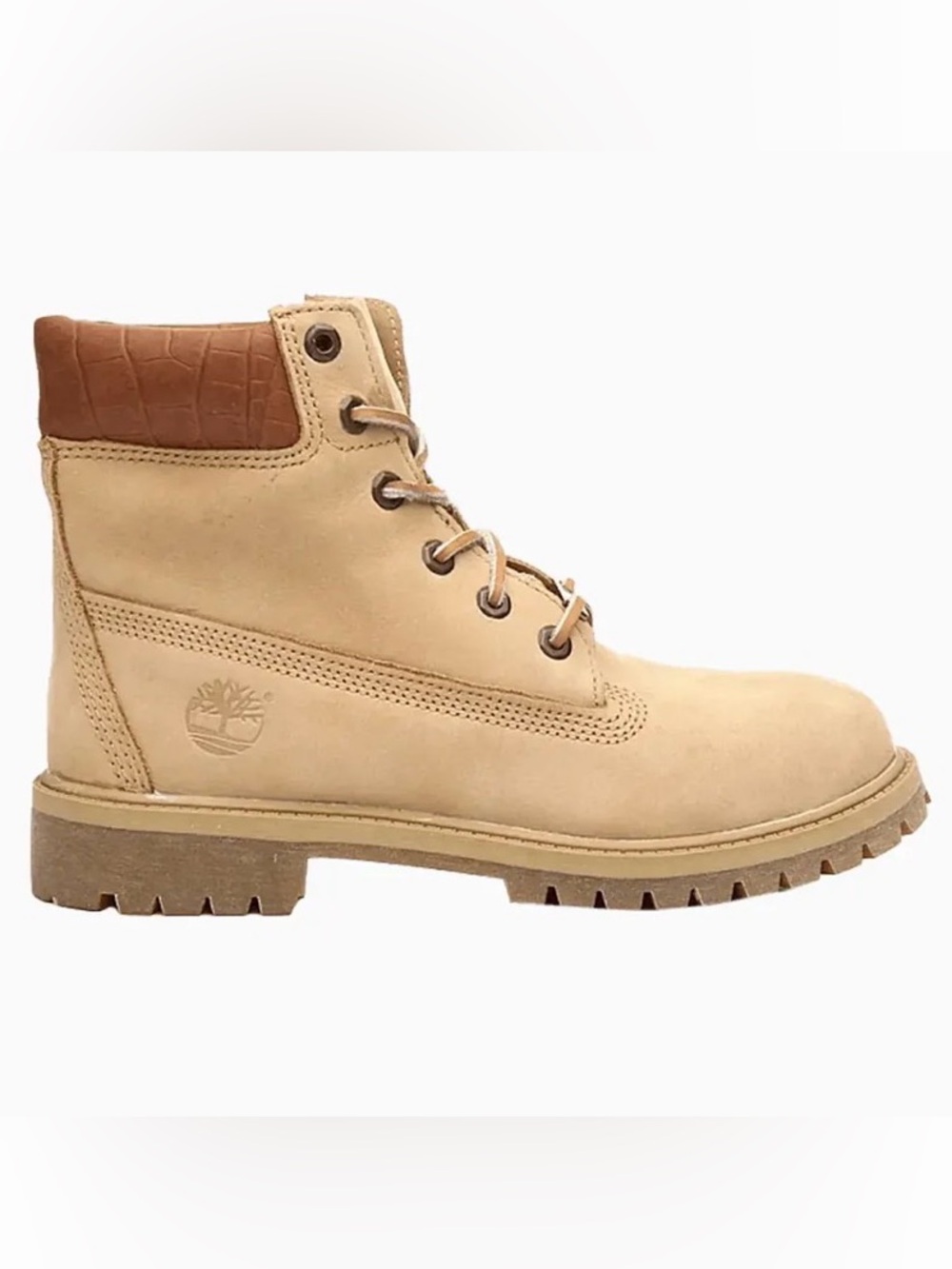 Timberland Wheat Nubuck Lace-Up Boots